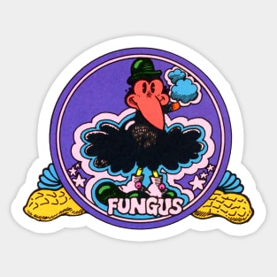 Fungus Crow Sticker